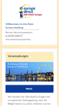 Mobile Screenshot of infopoint-europa.de